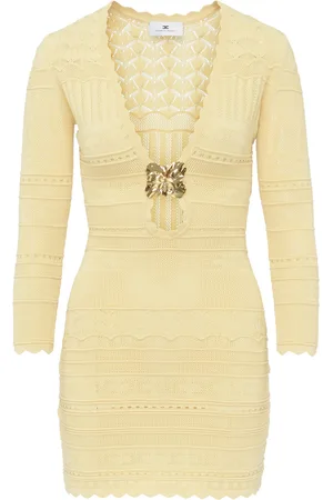 Elisabetta Franchi Abito mini in viscosa traforata