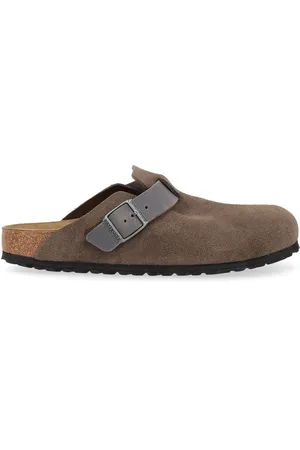 Birkenstock Sabot Boston in camoscio