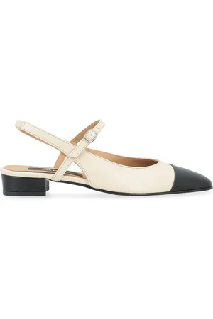 Carel Slingback Oceano in pelle e nera