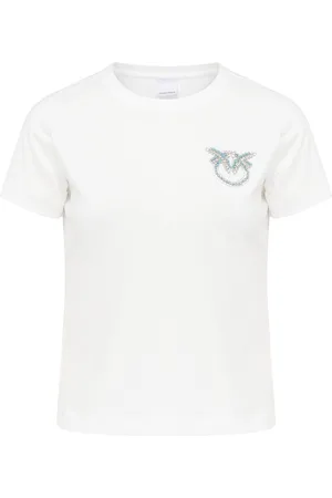 Pinko T-shirt in cotone bianca