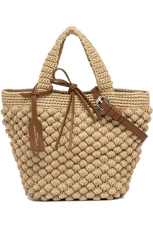 Gianni chiarini Borsa Bella in tessuto color naturale