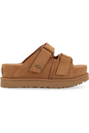 UGG Sandalo Goldenstar Hi in camoscio chestnut