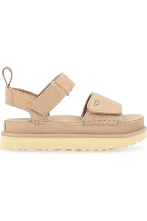 UGG Sandalo Goldenstar in camoscio color sabbia