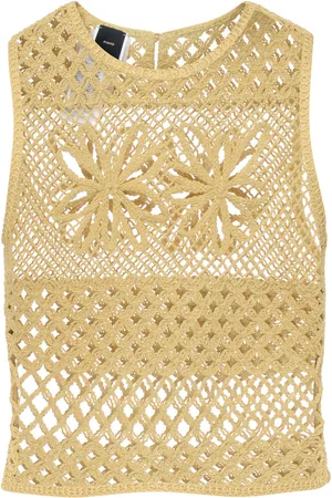 Pinko Top crochet traforato