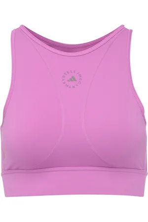 adidas Top in tessuto tecnico rosa