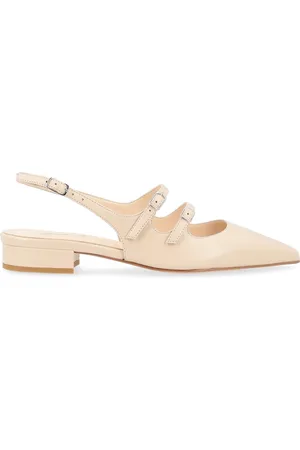 ANNA F. Slingback in nappa color gesso