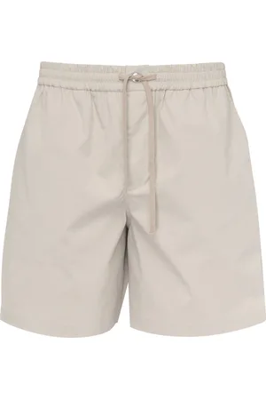 Maison Kitsuné Short Maison Kitsunè in cotone ripstop beige