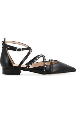ANNA F. Ballerina in nappa nera