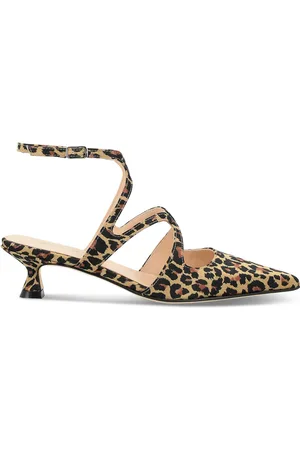 ANNA F. Slingback in tessuto maculato