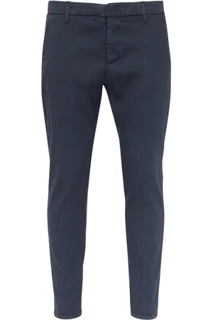 Dondup Pantalone Chino Gaubert in lino