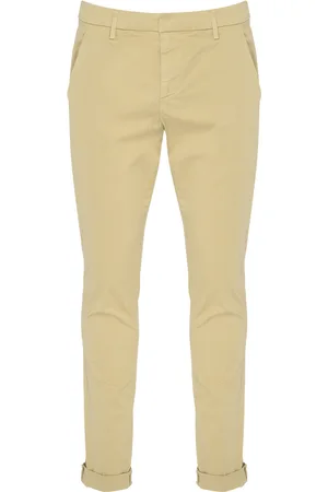 Dondup Pantalone Gaubert in gabardina color sabbia