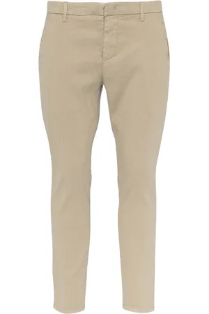 Dondup Pantalone Chino Gaubert in lino