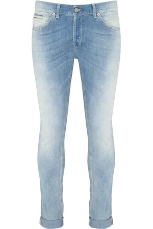 Dondup Jeans George in denim stretch colore slavato
