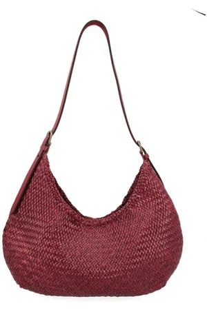 Dragon Diffusion Borsa Luna Piena in pelle bordeaux