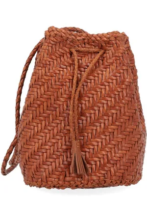 Dragon Diffusion Borsa PomPom Double Jump in pelle