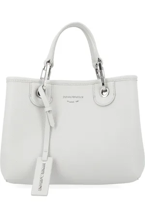 Emporio Armani Borsa Shopper Myea in pelle vegana perla