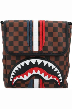 Sprayground Borsa Machine Francaise Messenger Sling in pelle vegana