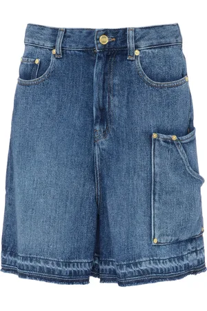 Ganni Short cargo in denim