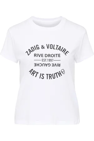 Zadig & Voltaire T-shirt Walk in cotone bianca