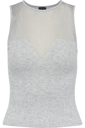 Pinko Top Shispare in seta e cachemire