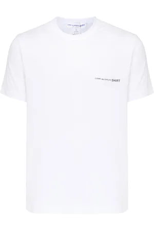 Comme des Garçons T-shirt Comme des Garçons Shirt in cotone bianca con logo