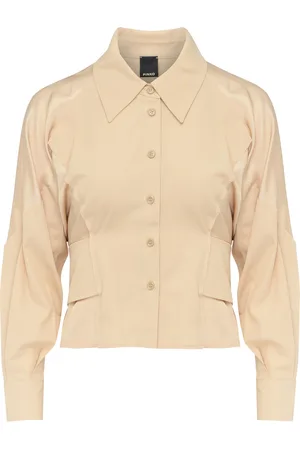 Pinko Camicia Controvento in habotai e cotone