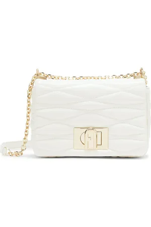 Furla Borsa 1927 S in pelle color panna