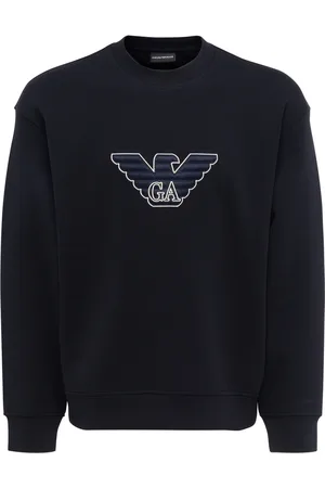 Emporio Armani Felpa in cotone con logo