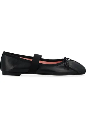 Pretty Ballerinas Ballerina Camille in pelle nera
