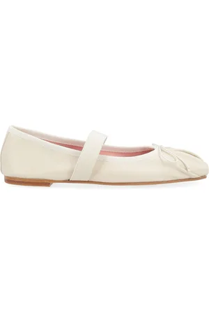 Pretty Ballerinas Ballerina Camille in pelle perla