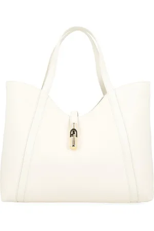 Furla Borsa Goccia XL in pelle color panna