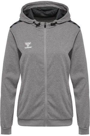 Hummel Giacca tuta donna in poliestere con cappuccio e zip Authentic