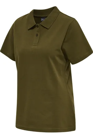 Hummel Polo donna elasticizzata Red