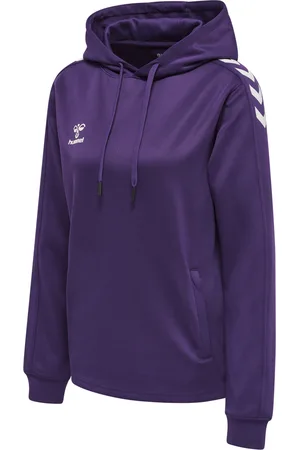 Hummel Felpa da donna in poliestere con cappuccio Core XK