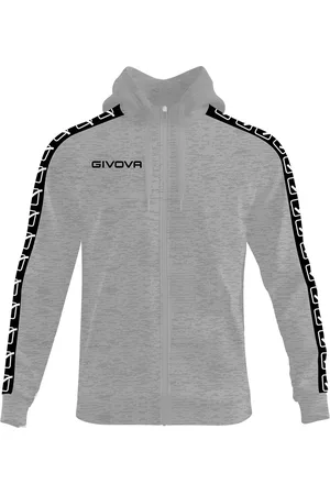Givova Felpa fascia con cappuccio e zip integrale