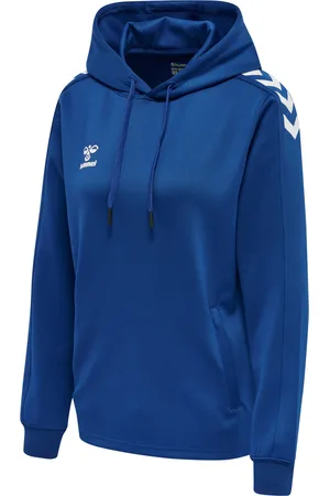 Hummel Felpa da donna in poliestere con cappuccio Core XK