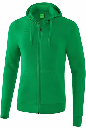 Erima Felpa con zip e cappuccio Basic