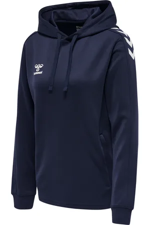 Hummel Felpa da donna in poliestere con cappuccio Core XK