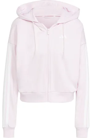 adidas Felpa con cappuccio da donna Essentials 3-Stripes