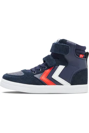 Hummel Scarpe da ginnastica in pelle per bambini Slimmer Stadil High