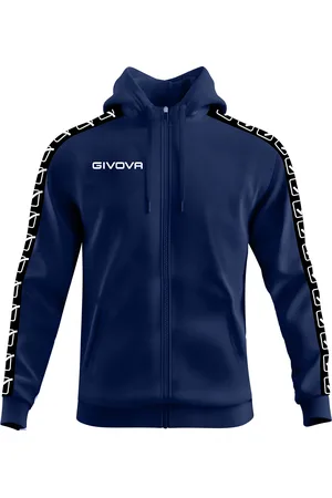 Givova Felpa fascia con cappuccio e zip integrale