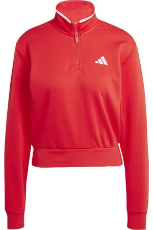 adidas Felpa crop 1/4 zip donna Essentials Color Pop
