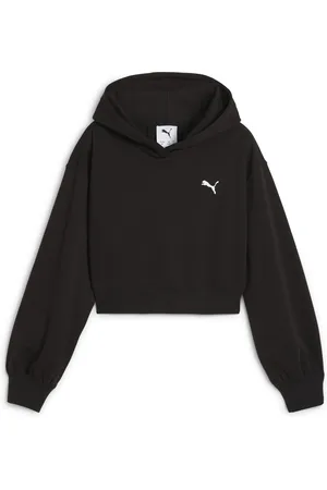 PUMA Felpa corta con cappuccio da bambina Wardrobe ESS Relaxed TR