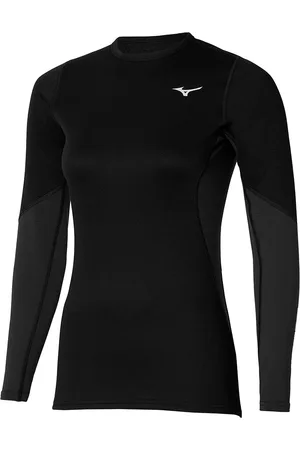 Mizuno Maglia donna a maniche lunghe con scollo rotondo Breath Thermo Merino Wool