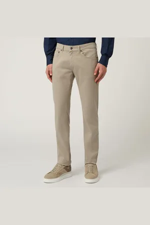 HARMONT&BLAINE Pantalone Essentials In Cotone Tinta Unita, Uomo, , Taglia: 46