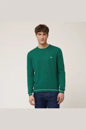 HARMONT&BLAINE Pullover Girocollo In Tweed, , Taglia: L