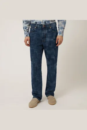 HARMONT&BLAINE Pantaloni In Denim Laserato, , Taglia: 34