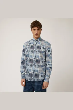 HARMONT&BLAINE Camicia A Quadri Acquerello, , Taglia: L