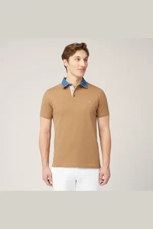 HARMONT&BLAINE Polo Con Collo In Denim, , Taglia: 3XL