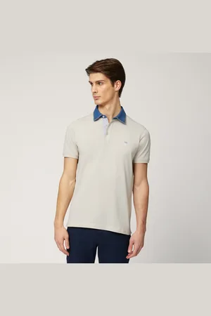 HARMONT&BLAINE Polo Con Collo In Denim, , Taglia: 3XL